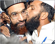 Azam Tariq (L) was the Sipah-e-Sahaba leader