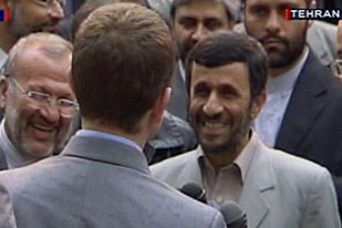 Sailor meets Ahmadinejad