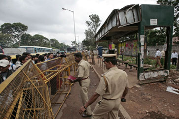 Bangalore blast bombing police gather evidence