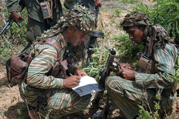 Tamil Tiger fighter separatist