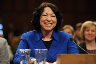 Supreme Court justice nominee Sonia Sotomayor