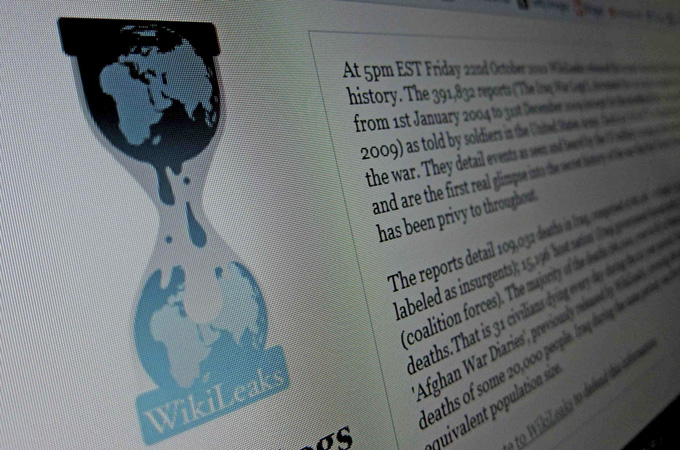Wikileaks page
