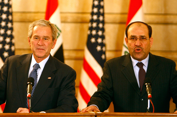 US President George W. Bush Visits Iraq - goes with Medea article
