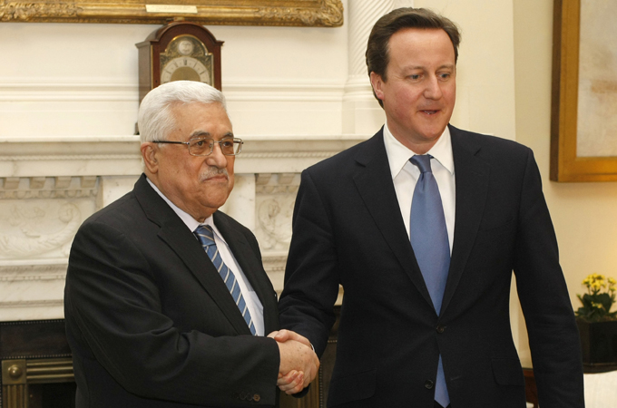 David Cameron and Mahmoud Abbas [GALLO/GETTY]