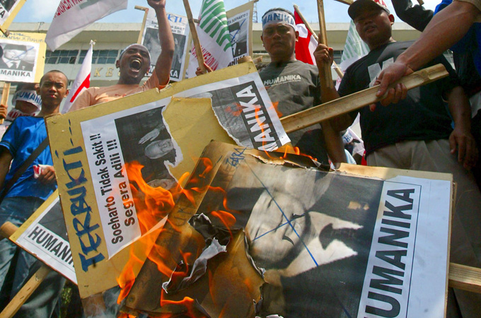 Anti-Suharto protest