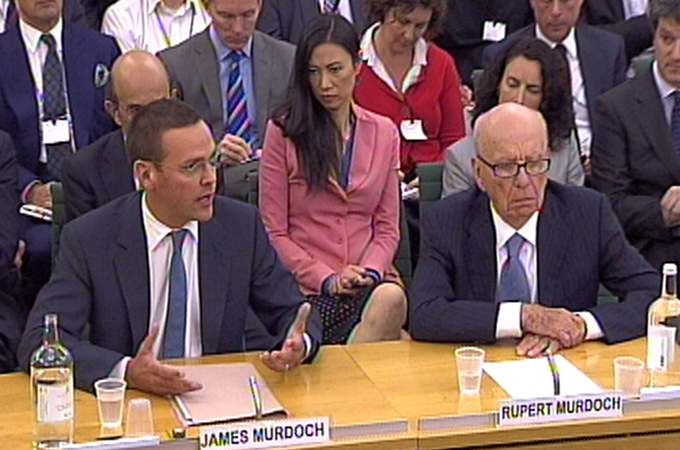 James and Rupert Murdoch