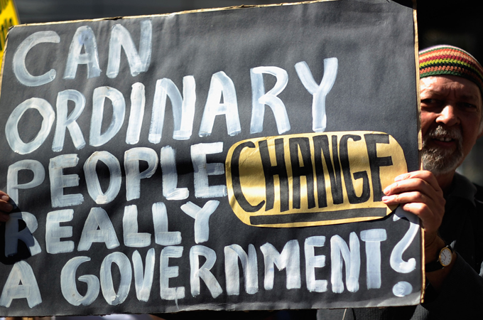 change poster occupy wall street