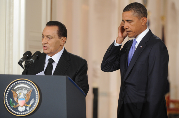 Obama Mubarak