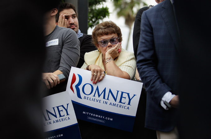 Romney Campaigns In Florida On Final Weekend Before Primary