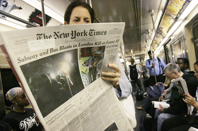 Reading New York Times