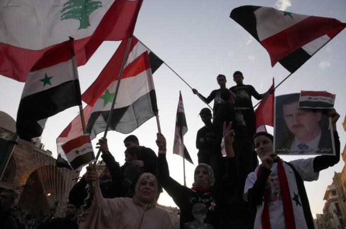 Pro-Syrian rally in Lebanon
