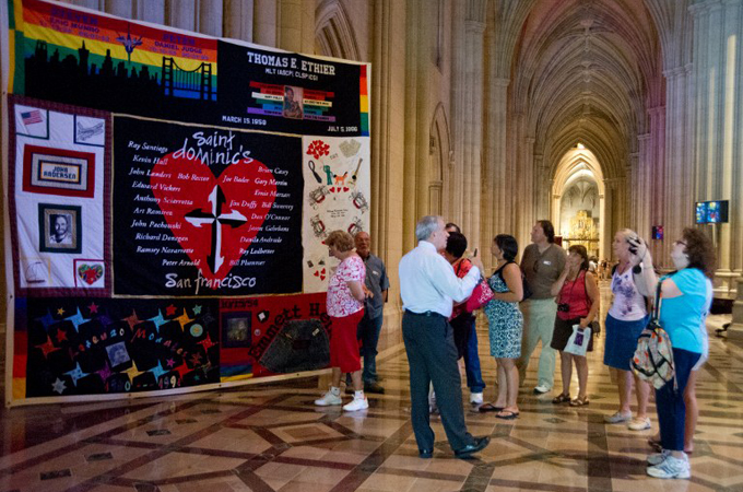 US - HEALTH - AIDS - QUILT - BLESSING
