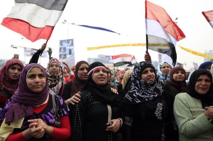 Protest in Tahrir square