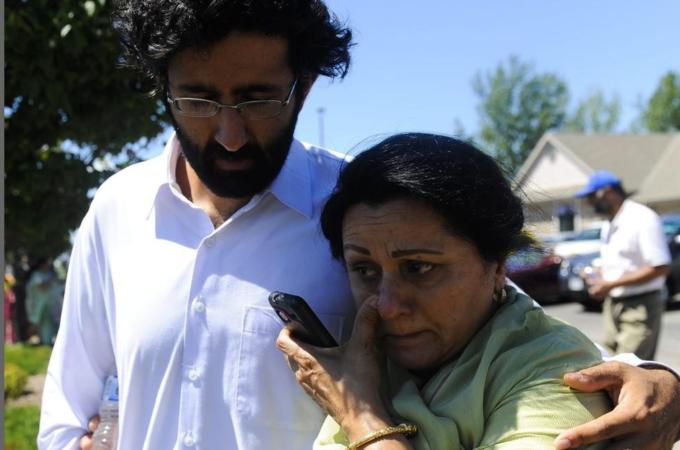 Multiple dead after shooting at Sikh temple in Oak Creek, Wisconsin.
