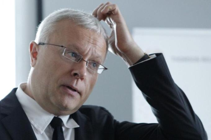 Alexander Lebedev, chairman of Russia''s National Reserve Corporation, attends an interview with Reuters journalists in Moscow