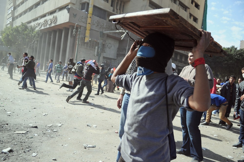 Clashes as Egyptians mark uprising