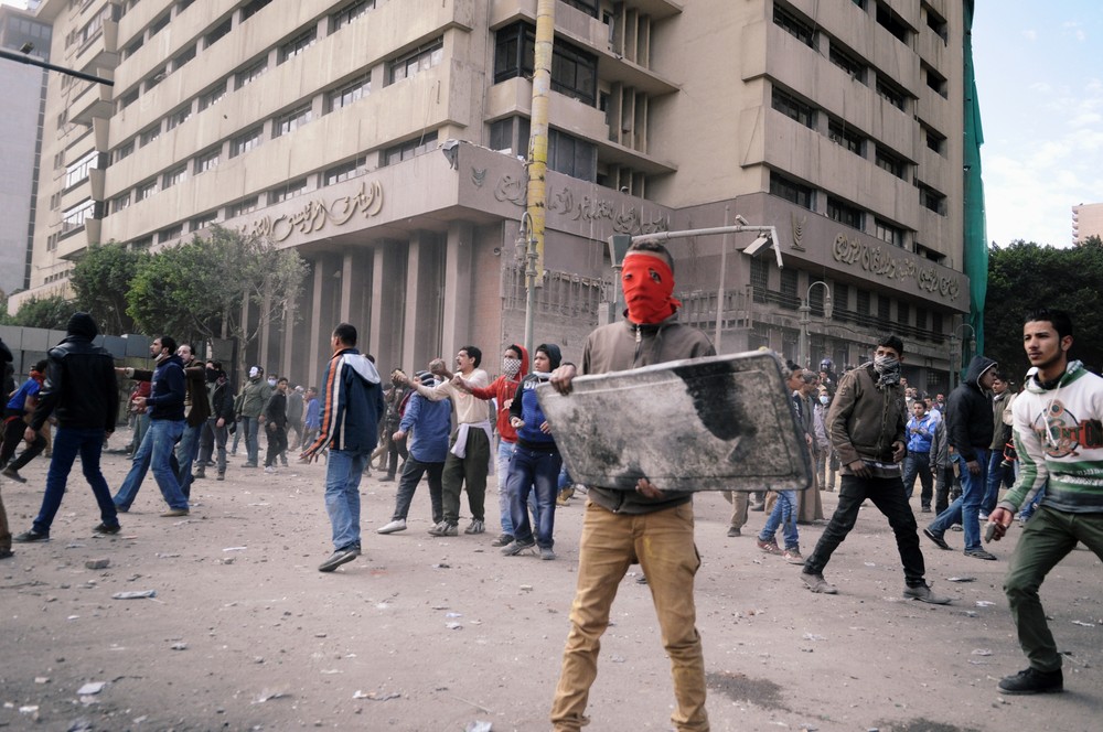 Clashes as Egyptians mark uprising
