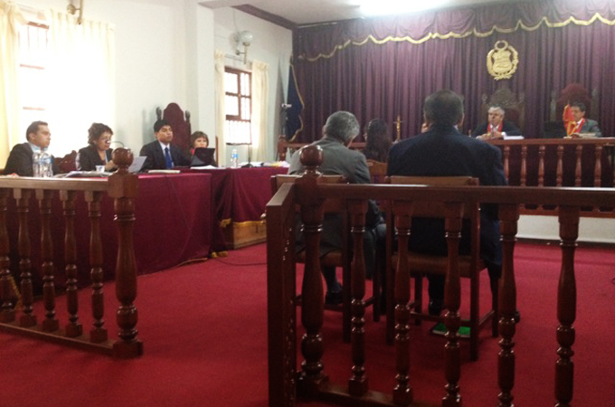 The Cabitos military trial in Ayacucho