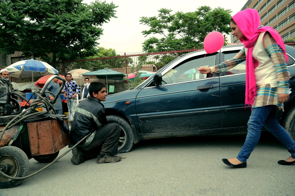 The “We Believe in Balloons” campaign came a day after an hours-long series of explosions and gun battles rocked central Kabul.