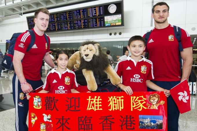 British & Irish Lions Team Arrival for HSBC