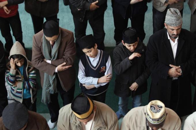 Muslims Gather To Condemn Extremism In The UK At Baitul Futuh Mosque