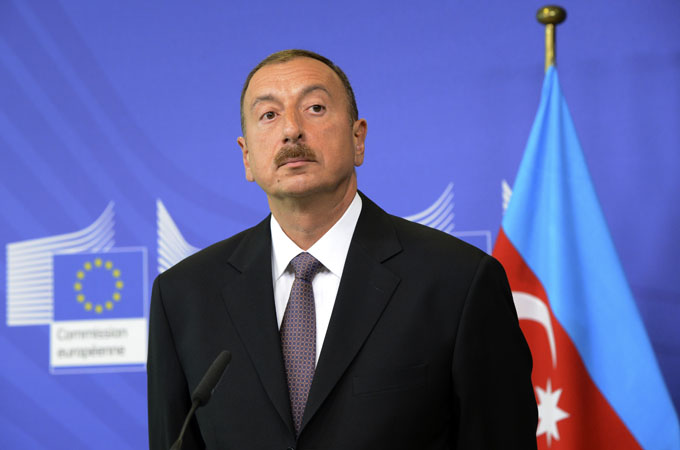 Azerbaidjan''s president Ilham Aliyev