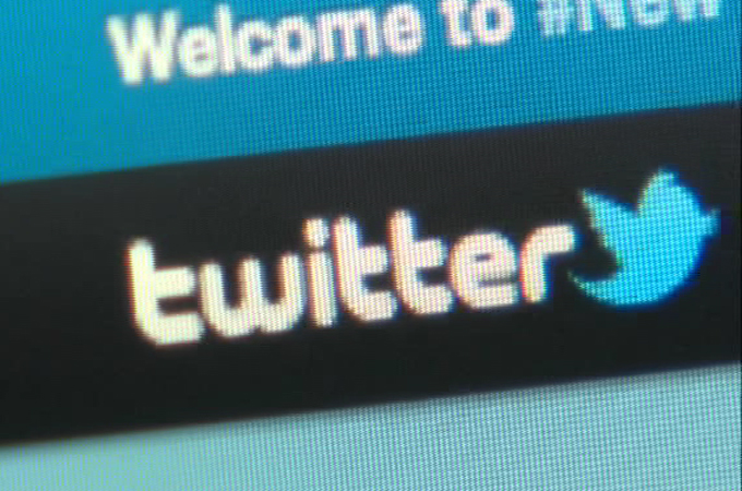 twitter logo from tv pkg