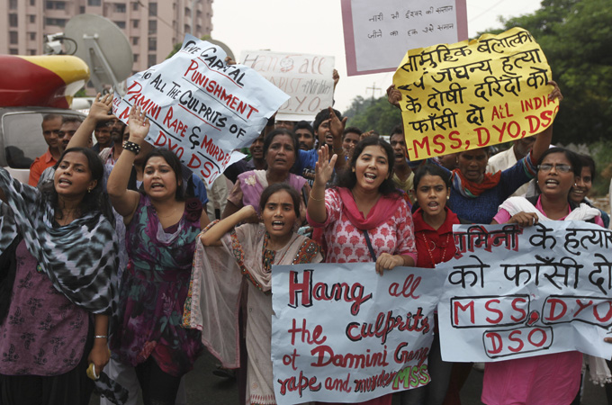 India gang rape protest