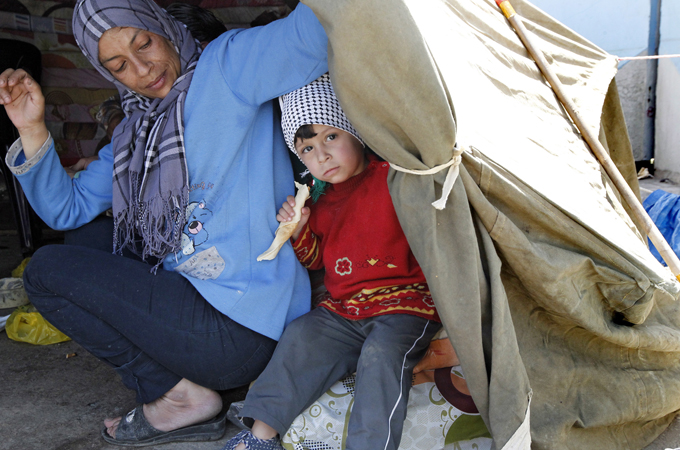 Palestinian Syrian refugees in Lebanon