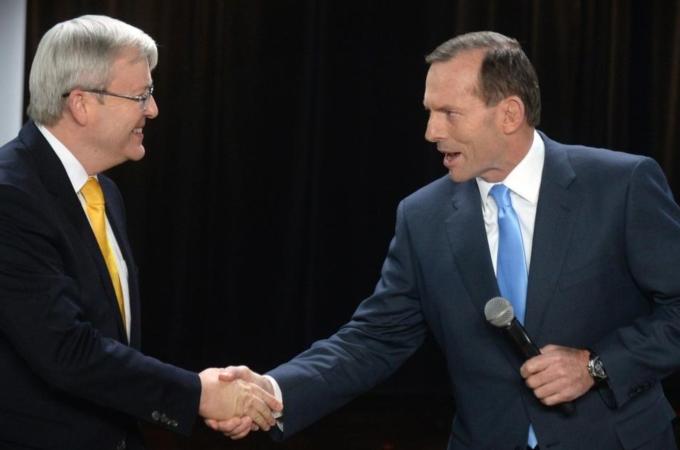 Tony Abbott, Kevin Rudd