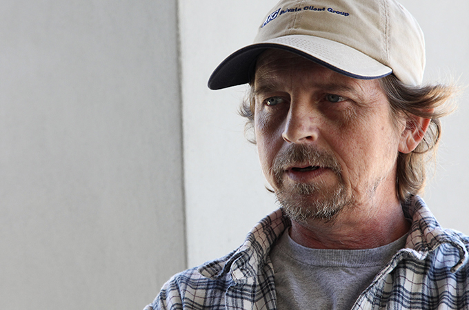 John Gooding has suffered physical problems and now struggles with depression as well [Erika Blumenfeld/Al Jazeera]