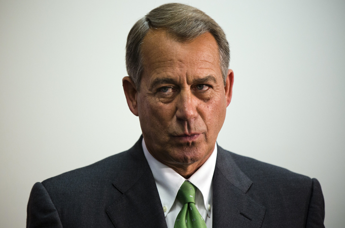 Speaker of the US House of Representatives, John Boehner, is a key player in the current political impasse [EPA]