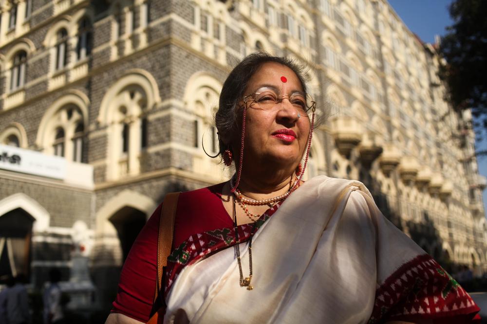 Madhavi Karandikar, 62.  Was at the Taj Hotel and hid under a table to escape. "I still don’t understand after all these years how the mind of a terrorist works, because it is so different from the mind of a criminal."