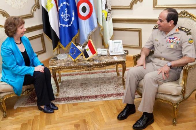The EU has few options for its foreign policy towards Egypt [AFP]