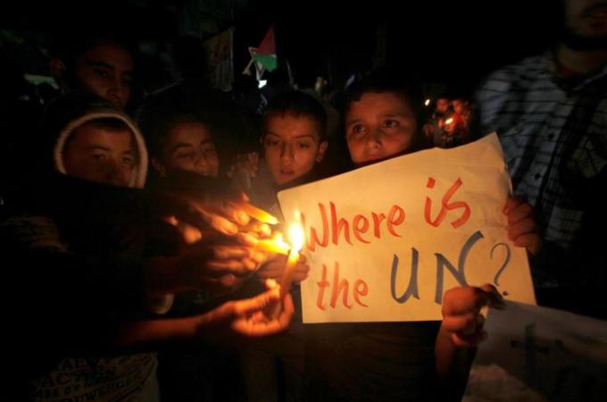 The shutdown of Gaza's only power plant has led to a humanitarian crisis across the strip [AP]