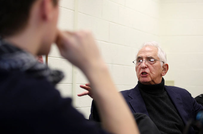 Daniel Ellsberg leaked thousands of pages of a top-secret study on the Vietnam War [Sadie Luetmer/Al Jazeera]