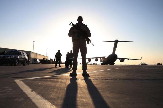 US defence spending peaked in 2009 at $711bn - 10 times more than China spent that year [AFP]