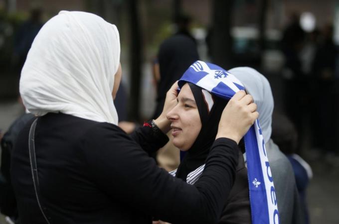 Some veiled women have faced violence after public debate over religious symbols intensified recently in Quebec, writes the author [Reuters]