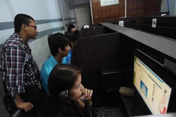 Two years ago Myanmar abolished internet controls [AFP/Getty Images]