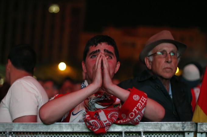 Atletico Madrid were two minutes away from completing a remarkable double [Reuters]