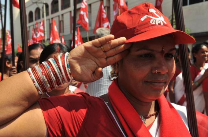 The BJP has made inroads into the eastern state of West Bengal once ruled by Left parties [AFP]