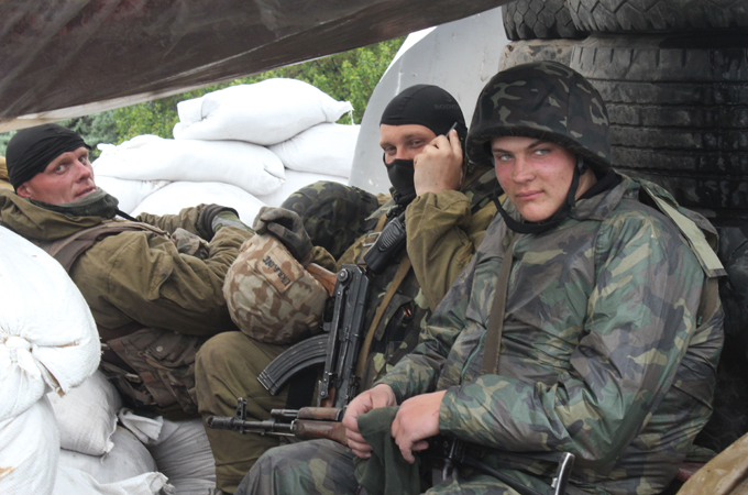 Ukrainian troops have confronted pro-Russian separatists in eastern Ukraine [Kristina Jovanovski/Al Jazeera]