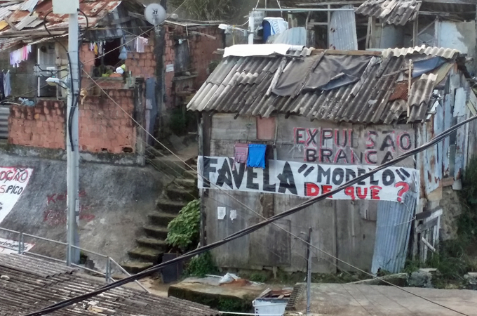 In the Santa Marta favela, 150 homes are slated for removal by the government [Elizabeth Gorman/Al Jazeera]