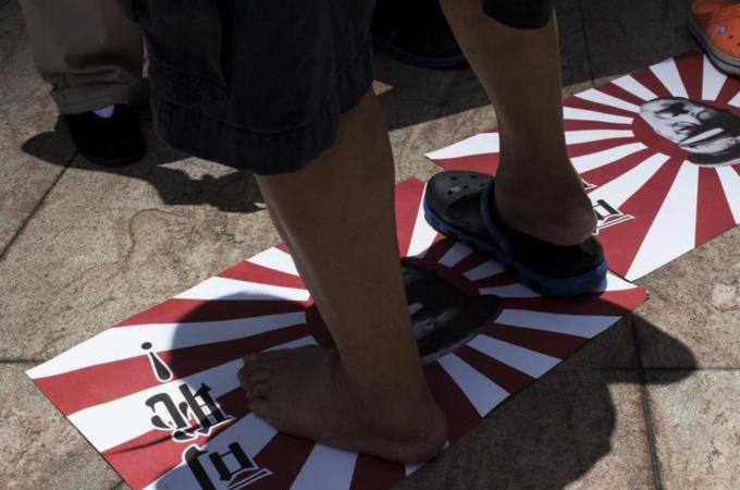 Japan's moves to expand its military role abroad have not proved popular with its neighbours [Reuters] 