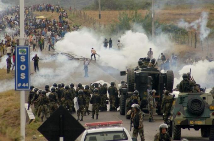 In 2009, 33 people died in clashes between anti-mining protesters and police. [Reuters]
