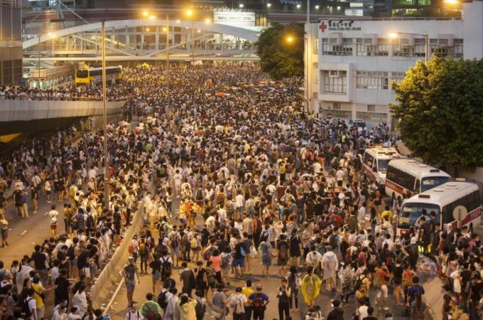 Hong Kong's seven million people are super connected, writes Banu [EPA]