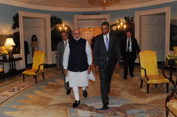 The US-India relationship is being built on something more solid than the sand of shifting world events [Getty] 