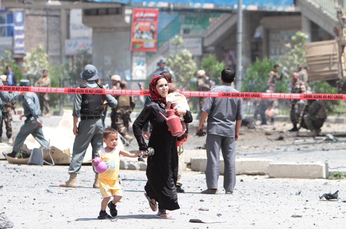 Pro-government forces also have been responsible for directly harming children in this lengthy conflict [EPA]