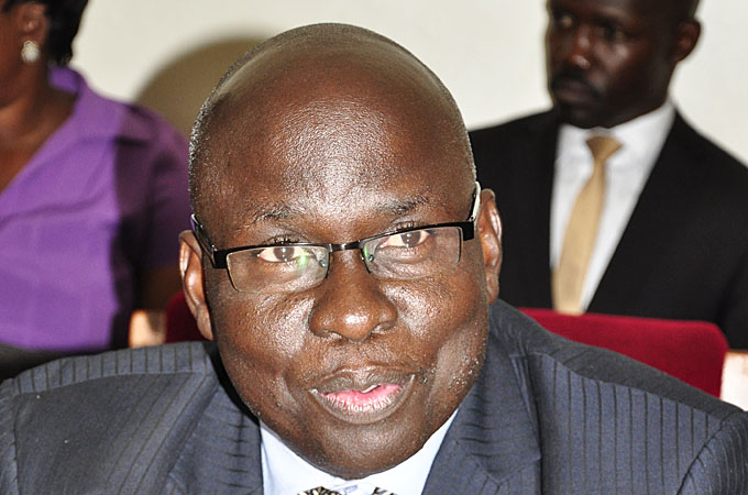 Phillip Wafula Oguttu, leader of Uganda’s opposition in parliament [Eriasa Sserunjogi Mukiibi/Al Jazeera]