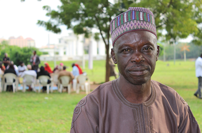 Mkeki Mutah lost two nieces in the Boko Haram kidnapping of 276 schoolgirls on April 14 [Ashionye Ogene]